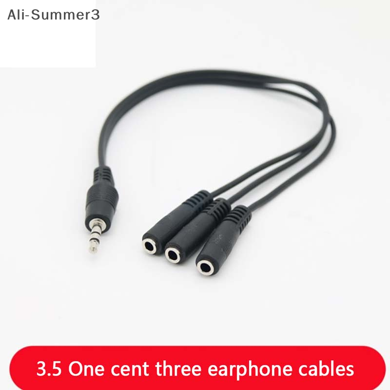 Earphone Splitter Jack - Adaptador divisor de Audio para auriculares,