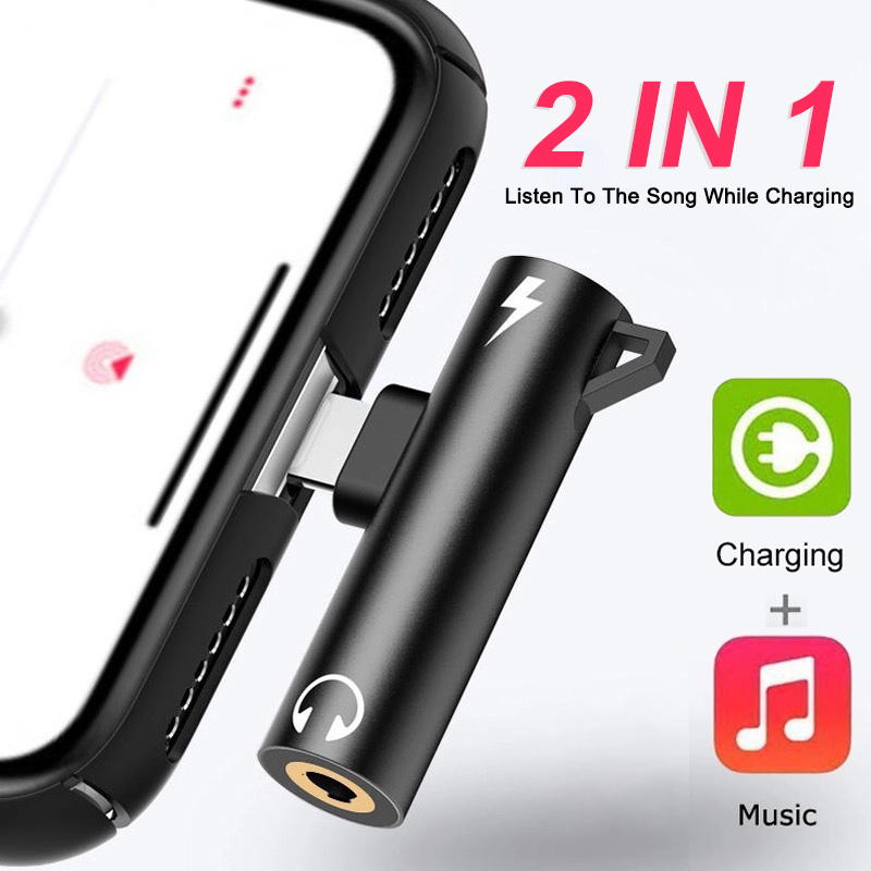 Earphone Splitter Jack - Adaptador Divisor de Audio y Carga