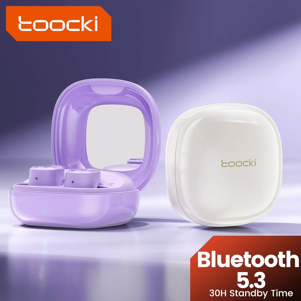 Noise Cancelling Headphone - Auriculares Toocki Bluetooth 5,3, auriculares intrauditivos