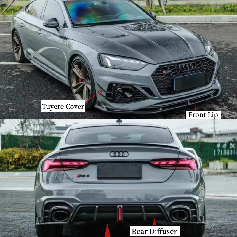 Audio Splitter Y - Para Audi RS5 B9.5 B10 2020-2025,