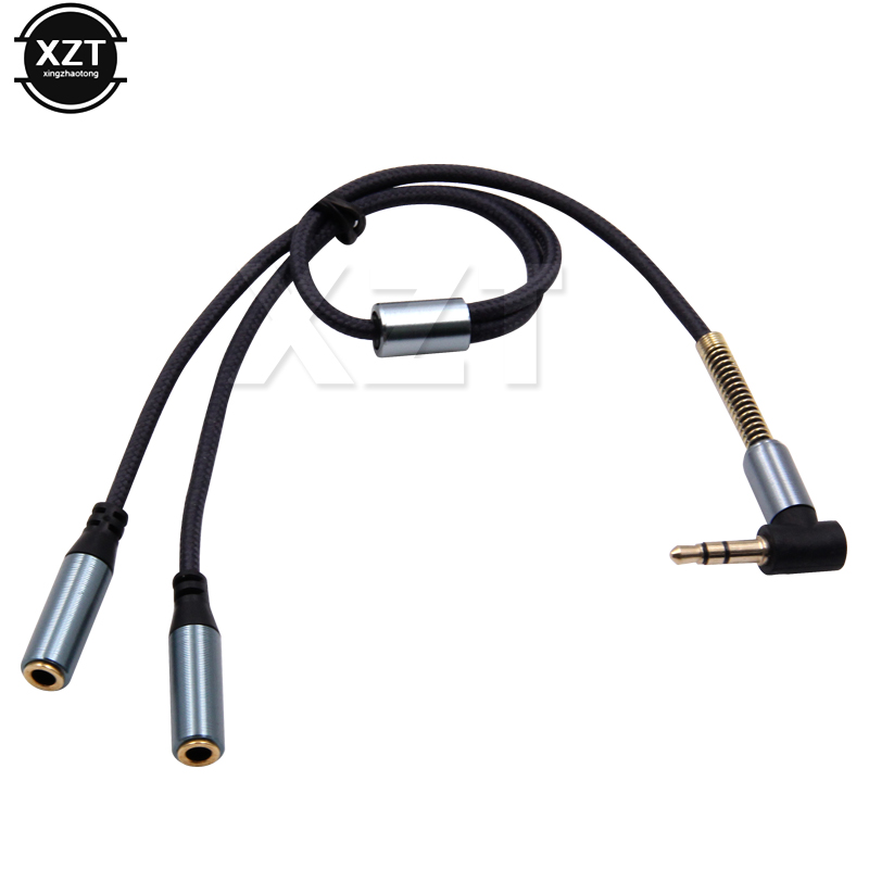 Earphone Splitter Jack - Adaptador de Cable divisor Aux Y