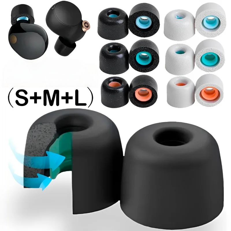 Earphone Foam Tip - Almohadillas de Espuma Viscoelástica para Auriculares