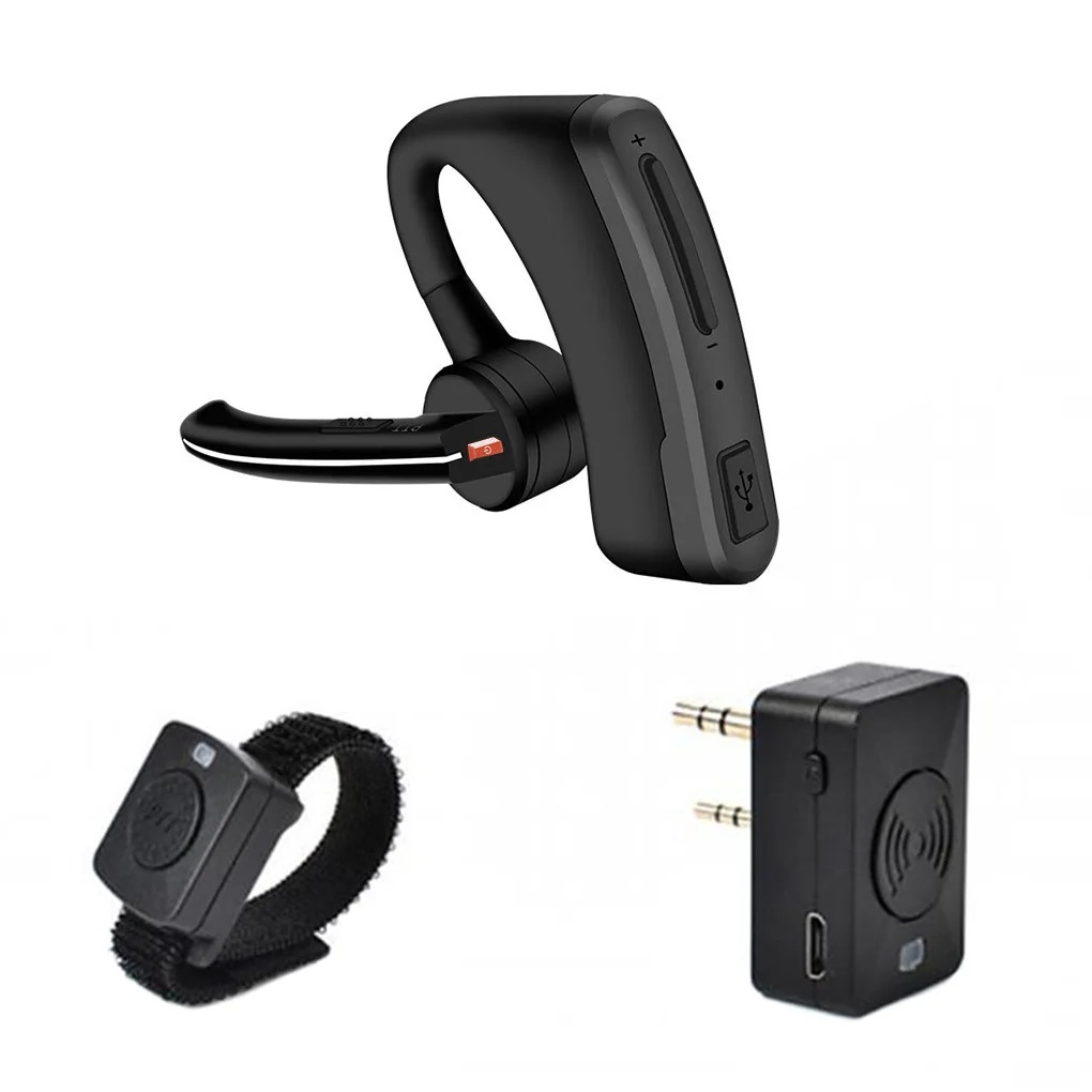 Bluetooth Headset On Ear - Walkie Talkie Auriculares inalámbricos Auriculares Bluetooth