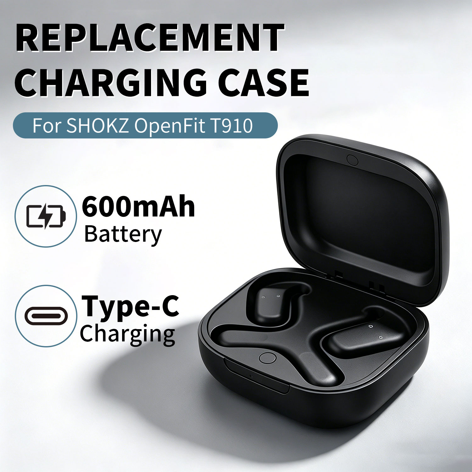 Earbuds Charging Case - Estuche de carga de repuesto para
