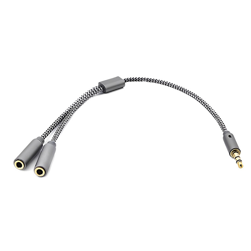 Earphone Splitter Jack - 1 Uds. Divisor de Audio de