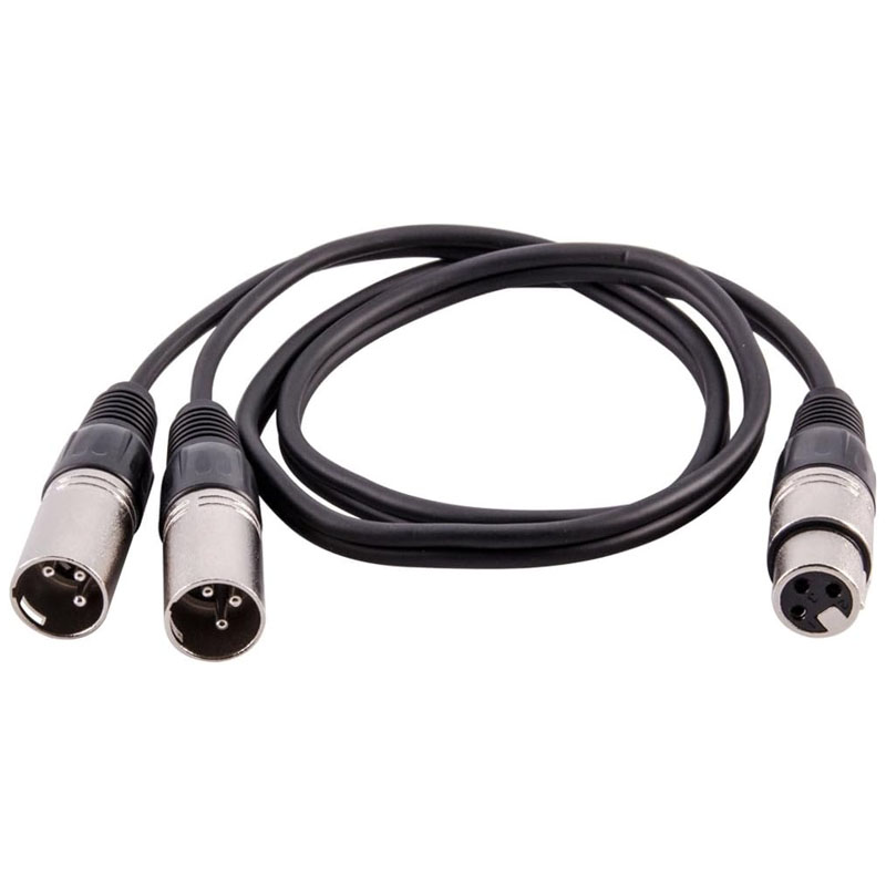 Cable divisor XLR, adaptador Y - Audio Splitter Y reseña y precio