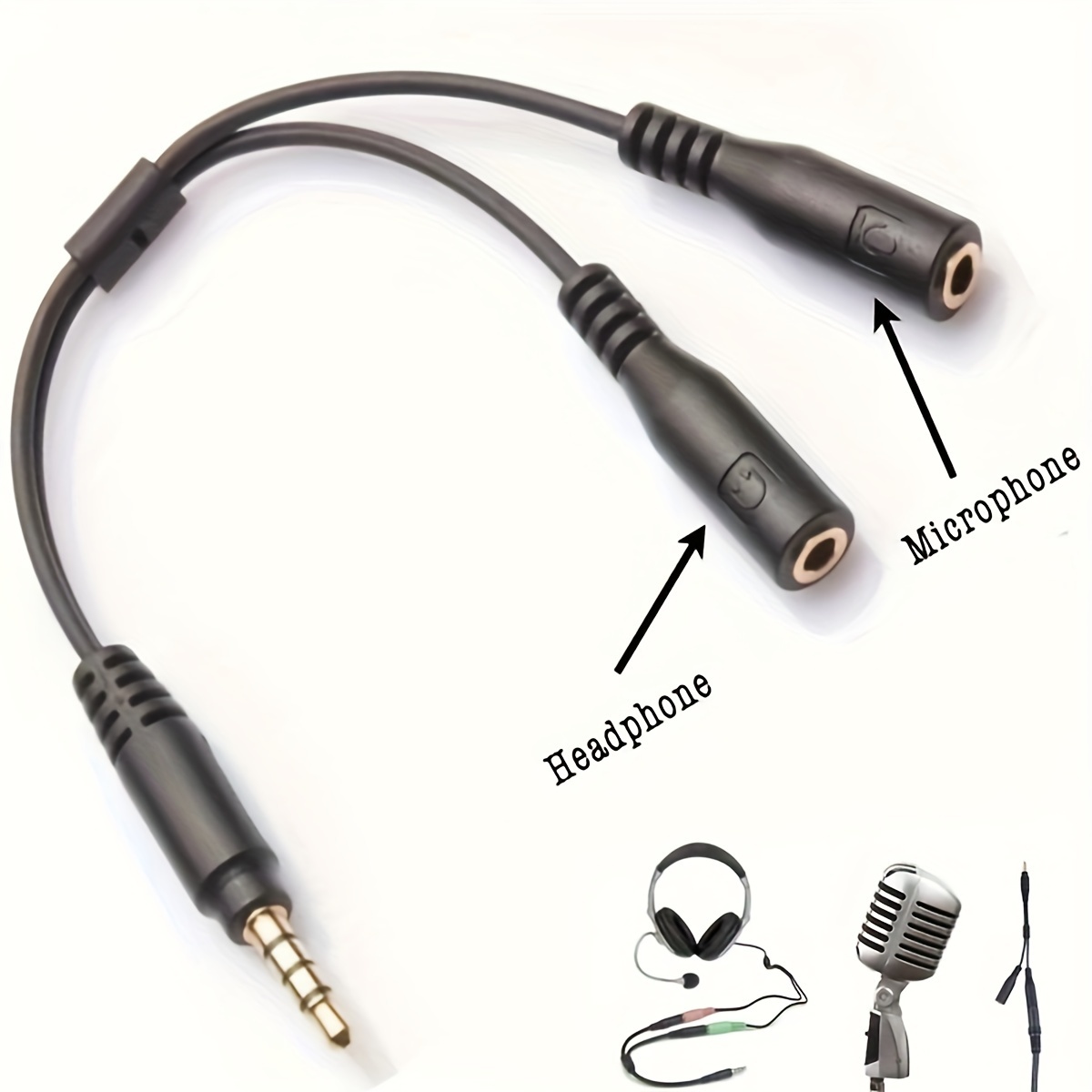Adaptador de cable divisor TRR - Audio Splitter Y reseña y precio