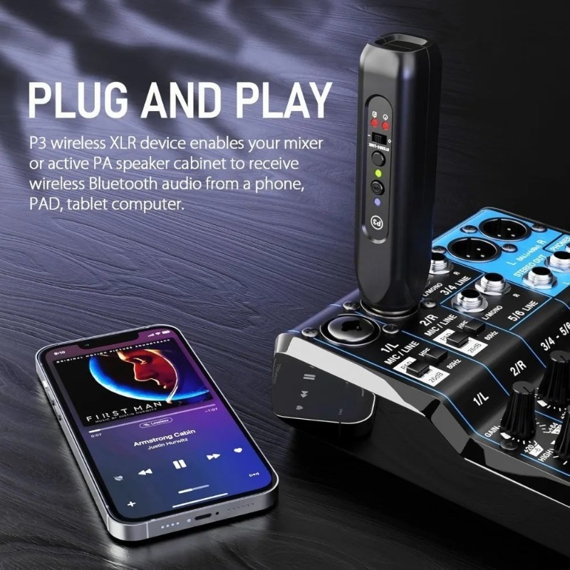 Receptor Bluetooth XLR inalámb - Bluetooth Adapter Receiver reseña y precio