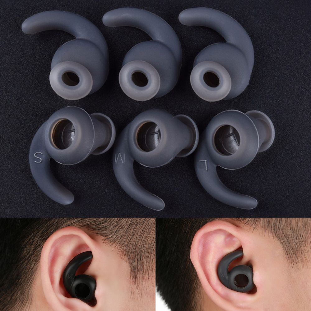 3 pares S/M/L auriculares depo - Sports Earphone Hook reseña y precio