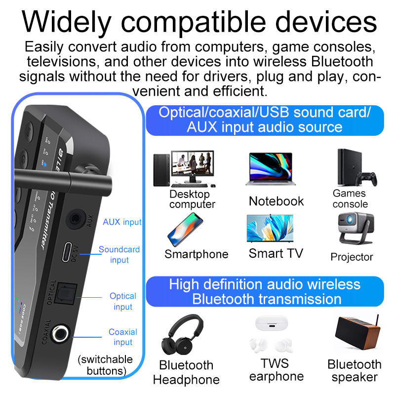 Transmisor de Audio Bluetooth  - Bluetooth Adapter Receiver reseña y precio
