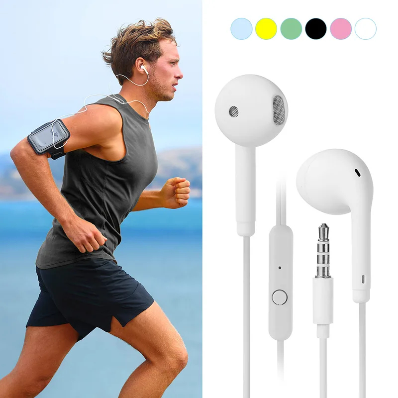 1/2/3/4 Uds. Auriculares intra - Wired Earphone Mic reseña y precio