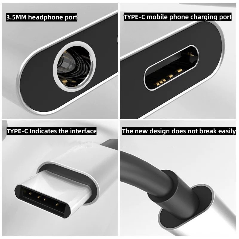 Adaptador de Audio 2 en 1 Tipo - Audiophile Headphone Wired reseña y precio