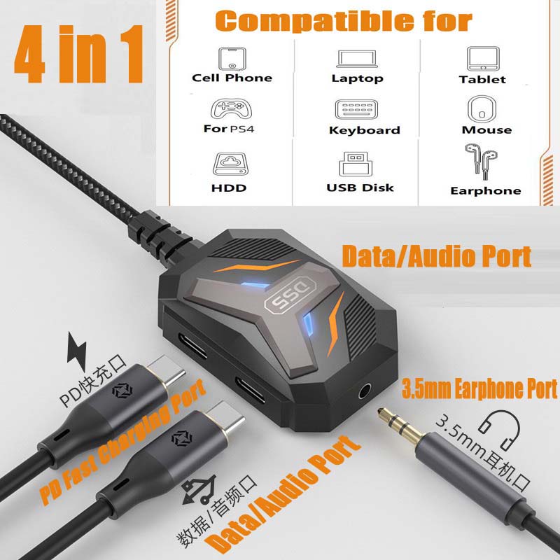Divisor Tipo C, Cable Divisor  - Earphone Splitter Jack reseña y precio