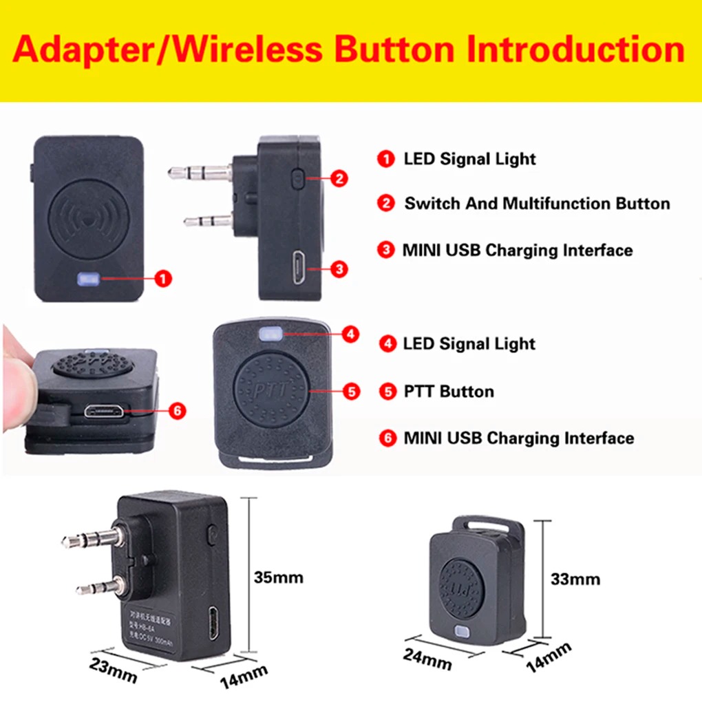 Walkie Talkie Auriculares inal - Bluetooth Headset On Ear reseña y precio
