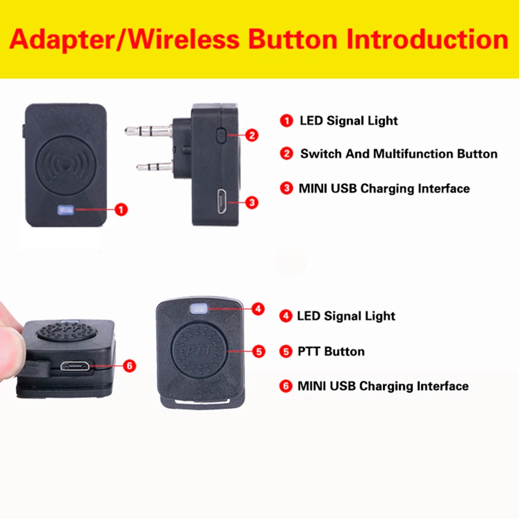 Walkie Talkie Auriculares inal - Bluetooth Headset On Ear reseña y precio
