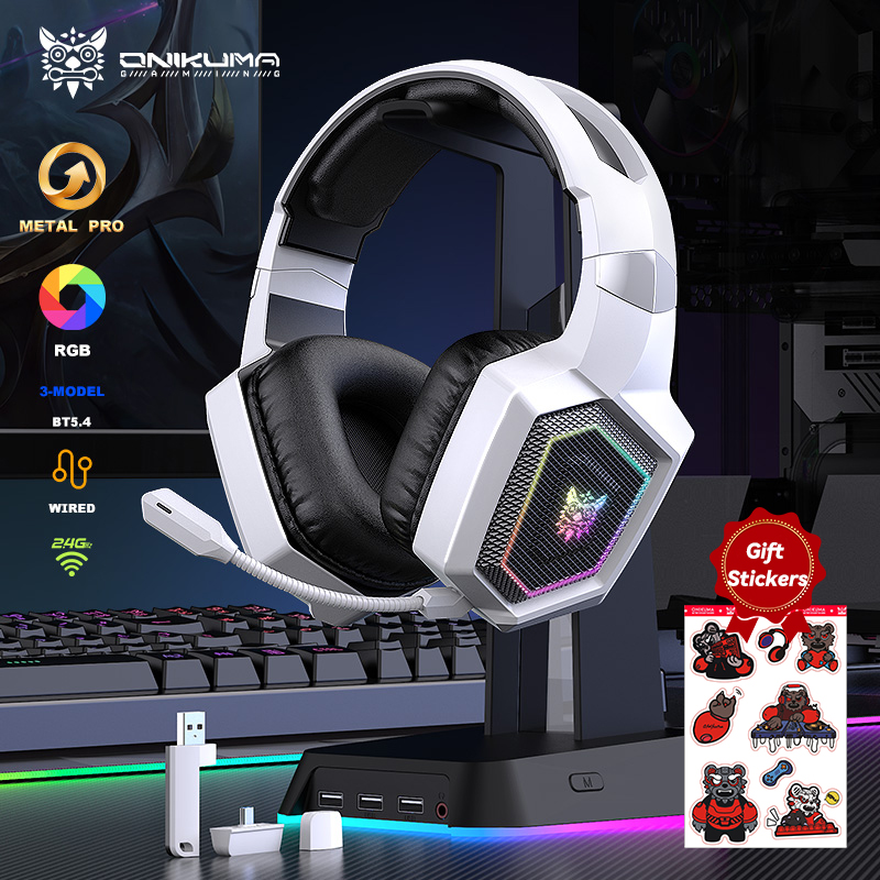 ONIKUMA 2,4 GHz auriculares in - Gaming Headset Rgb reseña y precio