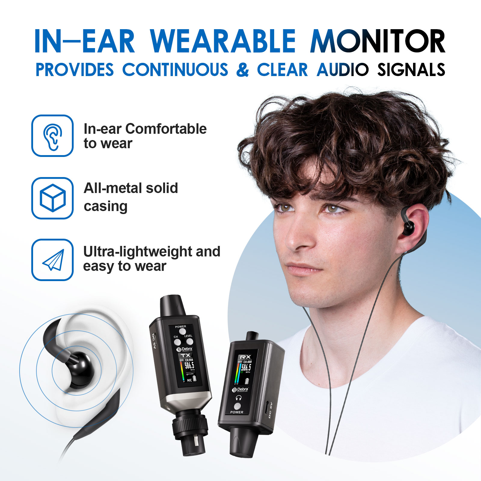 Sistema de Monitoreo Inalámbri - In Ear Monitor Iem reseña y precio