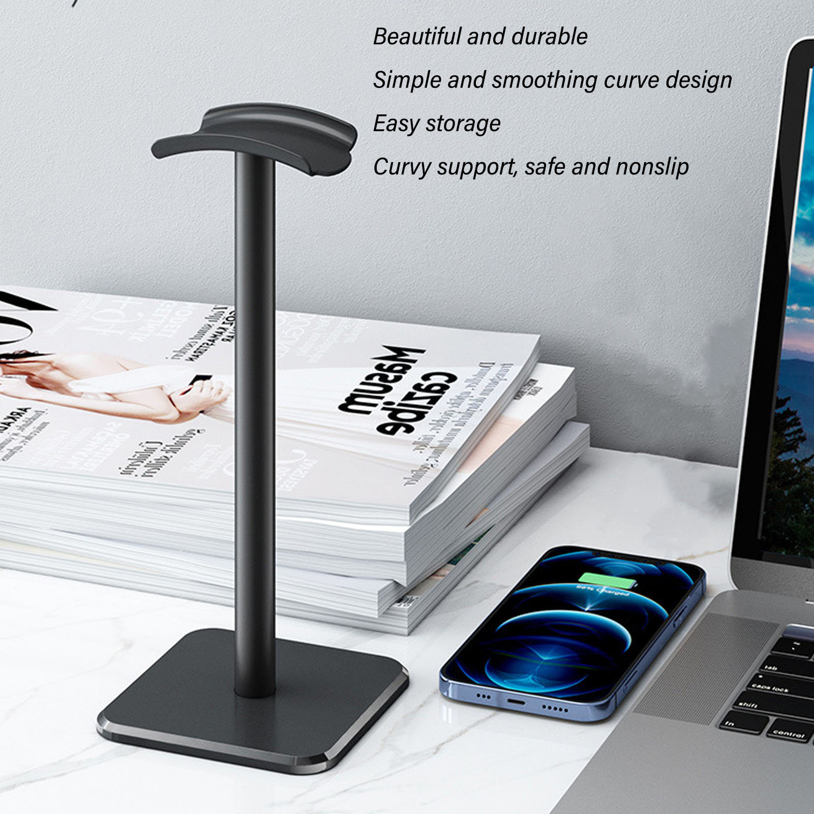 Soporte para auriculares, Base - Headphone Stand Desk reseña y precio